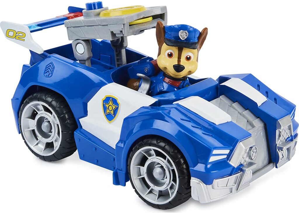 blaues Basis Themen Polizeiauto aus Der Kinofilm mit chase
