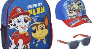 Paw Patrol Rucksack Set mit Cap und Sonnenbrille