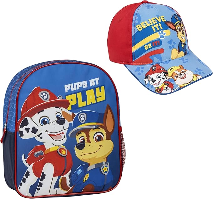 Paw Patrol Rucksack Set mit Cap und Sonnenbrille