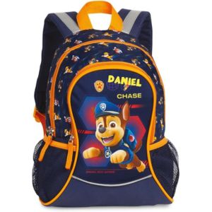 personalisierter Kindergarten Rucksack mit Chase auf der Vordertasche