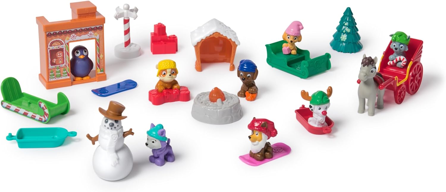 PAW Patrol - Adventkalendar 2021-24 Actiefiguren en accessoires : Spin Master