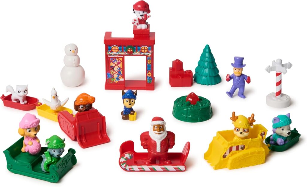 Paw Patrol Adventskalender 2025 Inhalt mit niedlichen Accessoires