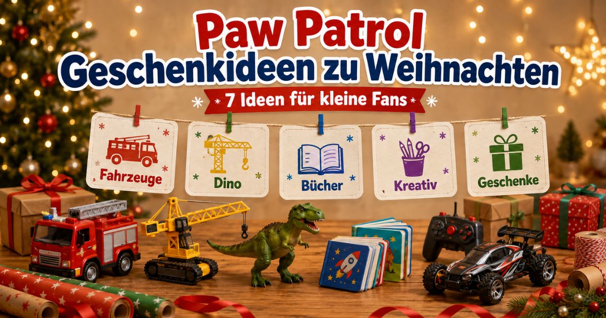 7 Paw Patrol Geschenkideen zu Weihnachten 2026