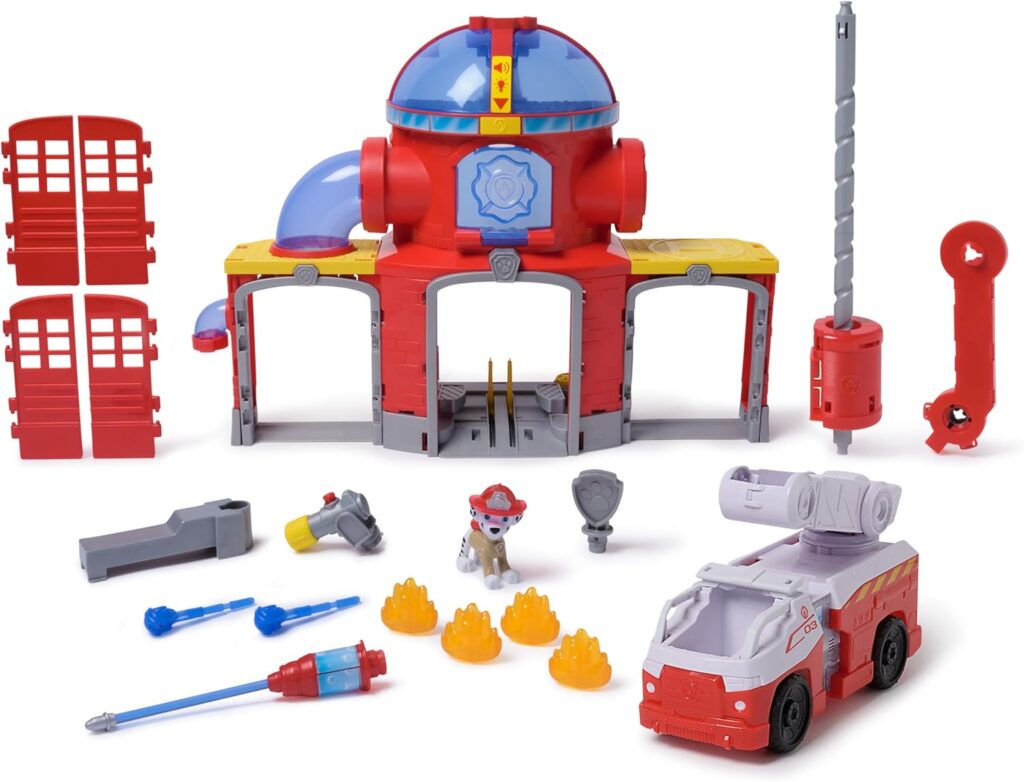 paw patrol Feuerwehrwache mit Zubehör und Miniauto