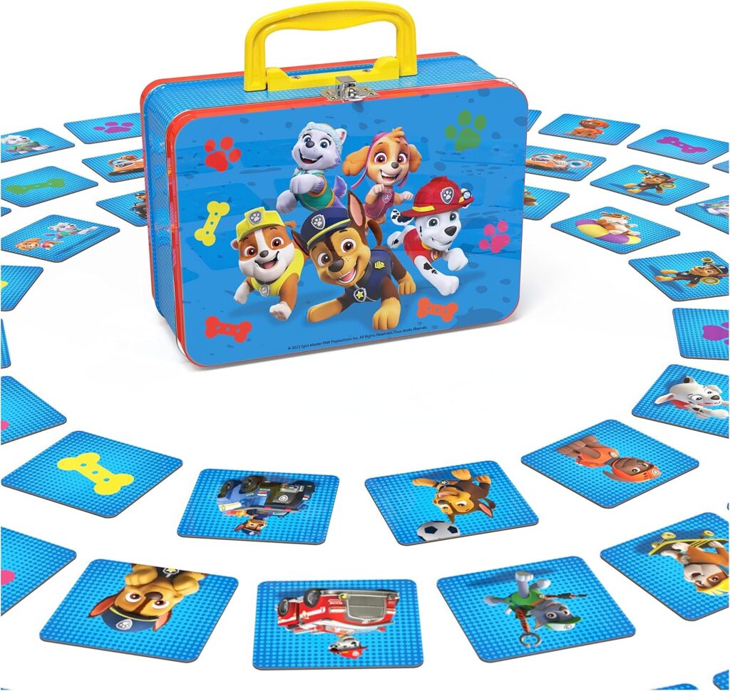 Paw Patrol Memo Spin Master Games mit Koffer