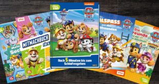 Paw Patrol Bücher 2025 Abbildungen einiger Neuerscheinungen