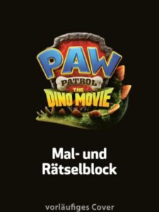 Dino Film Mal- und Rätselblock